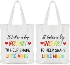 Frienda 2 Pcs Teacher Tote Bags Canvas Teacher Appreciation Bags For Women Reusable Teacher Gift Bag For School Supplies 18 Frienda 2 Pcs Teacher Tote Bags Canvas Teacher Appreciation Bags For Women Reusable Teacher Gift Bag For School Supplies -Peugeot Shop 41X26gk BL. AC
