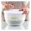 HEIMP Dryer Salad Spinner, Kitchen Large 4.5L Fruits And Vegetables Dryer Quick Dry Design & Drain Lettuce Leafy Vegetables Kitchen Slicer