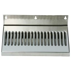 DasMarine 10Inch Draft Beer Wall Mount Drip Tray - Stainless Steel - No Drain
