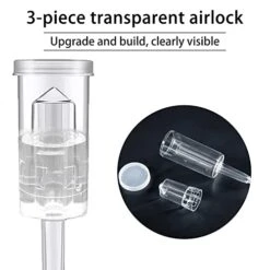 Brewing Airlock Kit, 24 Airlock Grommet And 6 Fermentation Airlocks, Wine Airlock, Used For Brewing Wine, Sauerkraut, Pickles, Etc. Airlock Kit, FDA Transparency Upgrade -Peugeot Shop 41XTLeIbNaL