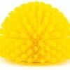 PARTA 45005EC04 Plastic Multi-Purpose Valve Brush, Pipe Brush, Round Brush With Polyester Bristles, Color Coded For Commercial Cleaning, Kitchen, Restaurant, Bathroom, 3.9 X 5 X 3.9 Inches, Yellow