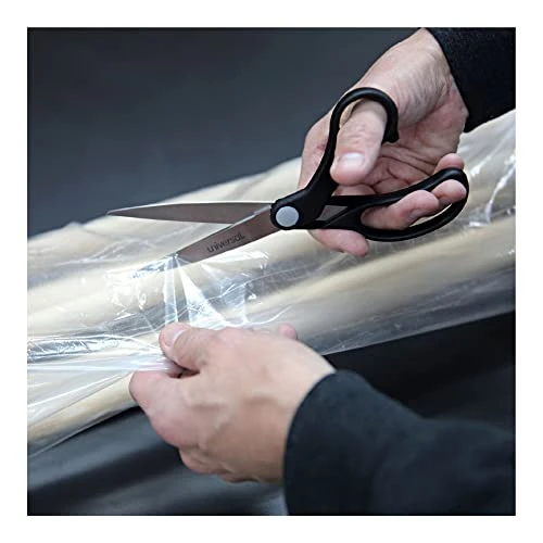 Universal Stainless Steel Office Scissors, 8.5" Long, 3.75" Cut Length, Black Offset Handle 5 Universal Stainless Steel Office Scissors, 8.5" Long, 3.75" Cut Length, Black Offset Handle - Image 5