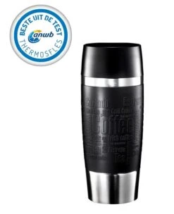 Emsa Msa Vacuum Mug "Travel Mug" 12.2 Fl .oz. In Black, Black