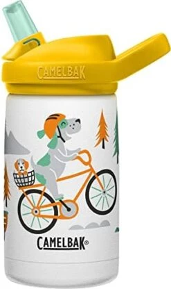 Camelbak Eddy+ Kids 12 Oz Bottle, Insulated Stainless Steel With Straw Cap - Leak Proof When Closed,Magic Unicorns -Peugeot Shop 41XnwcmbW2L. AC
