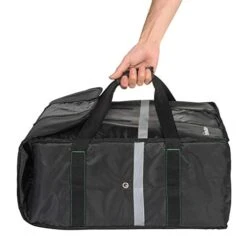 Insulated Pizza & Food Delivery Bag, Fits 4 Large Pizzas Or Trays, 20" X 20" X 8", Black 7 Insulated Pizza & Food Delivery Bag, Fits 4 Large Pizzas Or Trays, 20" X 20" X 8", Black -Peugeot Shop 41XpezYaQGL