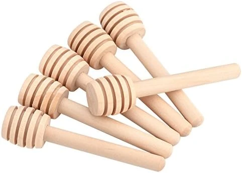 50Pcs Wooden Jam Honey Dipper, Mini Portable Honeycomb Sticks For Honey Jar Dispense Collecting Stirring Drizzle Honey Rod, Five Size For Choose(10cm) 6 50Pcs Wooden Jam Honey Dipper, Mini Portable Honeycomb Sticks For Honey Jar Dispense Collecting Stirring Drizzle Honey Rod, Five Size For Choose(10cm) - Image 6