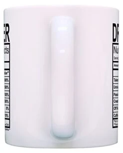 Drummer Gifts Drummer Nutritional Facts Label Percussion Drum Player Gift 11oz Ceramic Coffee Mug Tea Cup White 12 Drummer Gifts Drummer Nutritional Facts Label Percussion Drum Player Gift 11oz Ceramic Coffee Mug Tea Cup White -Peugeot Shop 41Xuaqrdj2L