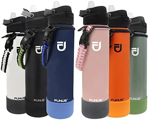 64oz Insulated Water Bottle (2 Lids) 64 Oz Vacuum Stainless Steel Water Bottle With Handle Flip Top Lid And Paracord BPA Free Metal Water Jug Sports Outdoor Camping 9 64oz Insulated Water Bottle (2 Lids) 64 Oz Vacuum Stainless Steel Water Bottle With Handle Flip Top Lid And Paracord BPA Free Metal Water Jug Sports Outdoor Camping - Image 9