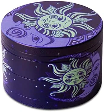GENERIC Large Grinder, 2.5inch Boho Life Tree Sun And Moon Grinder 4 GENERIC Large Grinder, 2.5inch Boho Life Tree Sun And Moon Grinder - Image 4