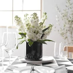 DOWAN Kitchen Utensil Holder, Ceramic Utensils Crock With Table-Protection Cork Mat, Cooking Utensil Holder For Kitchen Décor, Easy To Clean, Black 11 DOWAN Kitchen Utensil Holder, Ceramic Utensils Crock With Table-Protection Cork Mat, Cooking Utensil Holder For Kitchen Décor, Easy To Clean, Black -Peugeot Shop 41Y4ZCfZJ8L