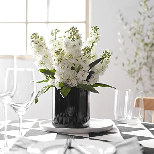 DOWAN Kitchen Utensil Holder, Ceramic Utensils Crock With Table-Protection Cork Mat, Cooking Utensil Holder For Kitchen Décor, Easy To Clean, Black 6 DOWAN Kitchen Utensil Holder, Ceramic Utensils Crock With Table-Protection Cork Mat, Cooking Utensil Holder For Kitchen Décor, Easy To Clean, Black - Image 6