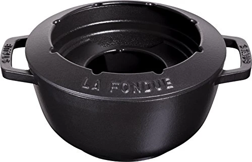Staub Taub Speciality 40511-972 Fondue Set, Black, 7.9 Inches (20 Cm), Cast Enamel, Pot, Authentic Japanese Product 5 Staub Taub Speciality 40511-972 Fondue Set, Black, 7.9 Inches (20 Cm), Cast Enamel, Pot, Authentic Japanese Product - Image 5