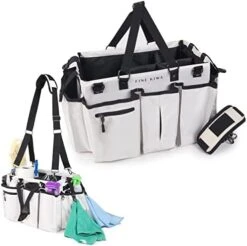 Cleaning Caddy Bag, Cleaning Supplies Organizer With Handle, Storage Caddy For Cleaning Products, Cleaning Supplies Caddy, Large Cleaning Tote Caddy - Also Good For Car & Grilling Supplies -Peugeot Shop 41YBg1VzGZL. AC