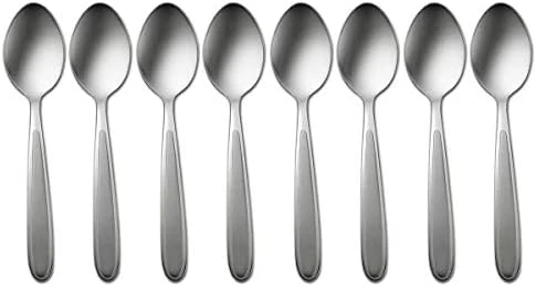 Teaspoon Set (8pc) Jordan Pattern, Stainless Steel 4 Teaspoon Set (8pc) Jordan Pattern, Stainless Steel - Image 4