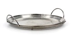 EnduranceĀ® Stainless Steel Precision Pierced Pizza Pan, 11.5" | Use On Grill Or Oven | Brown Crispy Crust Without Burning Pizza | Dishwasher Safe