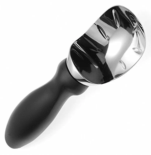 Ice Cream Scoop With Comfortable Handle, Black 1 Ice Cream Scoop With Comfortable Handle, Black