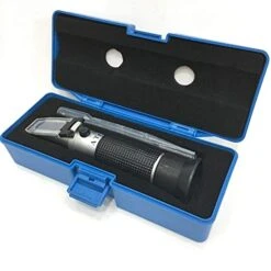 Refractometer For Grape Wine Brewing, Measuring Sugar Content In Original Grape Juice And Predicting The Wine Alcohol Degree, Dual Scale Of 0-40% Brix & 0-25% Vol Alcohol, Wine Making Kit -Peugeot Shop 41YeephL4KL