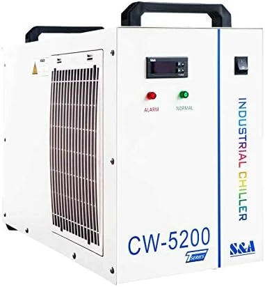 7L Industrial Water Chiller CW-5200DH 0.9HP 3.43gpm Water Cooling System For 60W 70W 80W 90W 100W 120W 130W 150W CO2 Laser Engraving & Cutting Machines, Cools 5699 BTU/Hour 9 7L Industrial Water Chiller CW-5200DH 0.9HP 3.43gpm Water Cooling System For 60W 70W 80W 90W 100W 120W 130W 150W CO2 Laser Engraving & Cutting Machines, Cools 5699 BTU/Hour - Image 9