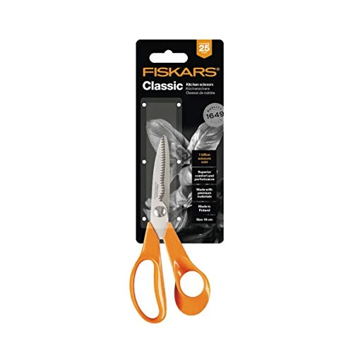 Fiskars Kitchen Scissors, Total Length: 18 Cm, Quality Steel/Synthetic Material, Classic, 1000819 5 Fiskars Kitchen Scissors, Total Length: 18 Cm, Quality Steel/Synthetic Material, Classic, 1000819 - Image 5