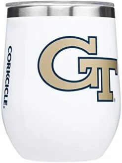 Corkcicle Stemless - 12oz NCAA Triple Insulated Stainless Steel Stemless Wine Glass, Auburn Tigers, Big Logo -Peugeot Shop 41ZAXYcSyZL. AC