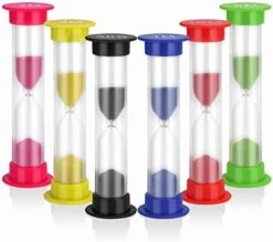 Sand Timer Colorful Hourglass Sandglass Timer 1 Min/3 Mins/5 Mins/10 Mins/15 Mins/30 Mins Sand Clock Timer For Games Classroom Home Office(Pack Of 6) -Peugeot Shop 41ZLWlOU2pL. AC
