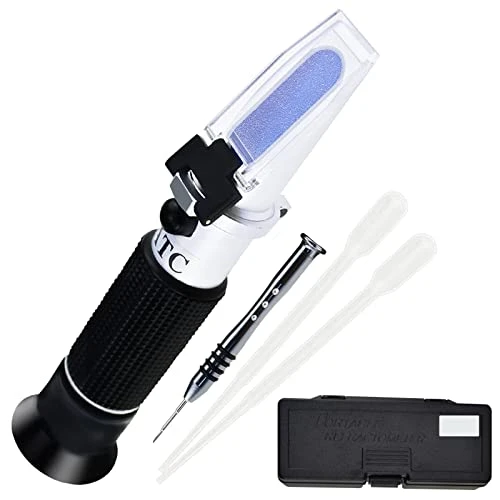 Portable Clinical Refractometer With ATC For Urine Specific Gravity RI Measurement Of Pet Dog Cat 1.000-1.060RI And Blood Serum Protein 2-14g/dl, Free Pipettes 7 Portable Clinical Refractometer With ATC For Urine Specific Gravity RI Measurement Of Pet Dog Cat 1.000-1.060RI And Blood Serum Protein 2-14g/dl, Free Pipettes - Image 7