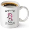 Aunticorn Funny Coffee Mug – Aunt Ever Gifts From Niece Or Nephew – Birthday Or Mothers Day Idea - 11 Oz Tea Cup White