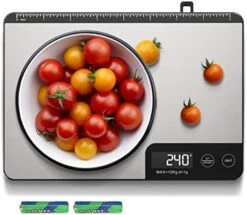MAX 33lb Kitchen Scale With Measure Length(8inch), Food Scales Digital Weight Grams And Oz With Shrink Hook, 6 Units, Tare Function, High Precision To 1g/0.1oz For Baking And Cooking -Peugeot Shop 41ZanxNmUCL. AC