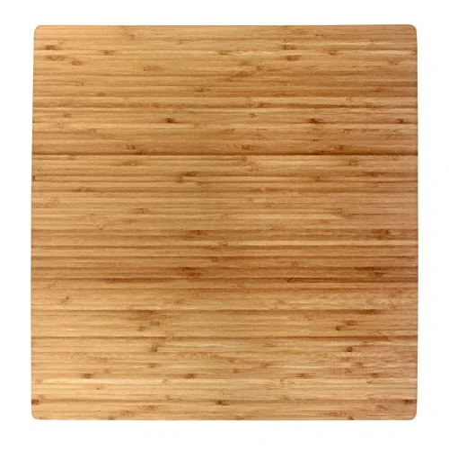Bamboo Burner Cover Cutting Board, 3-Ply, Large, Square - Grooved/Flat (20"x20"x0.75") 2 Bamboo Burner Cover Cutting Board, 3-Ply, Large, Square - Grooved/Flat (20"x20"x0.75") - Image 2