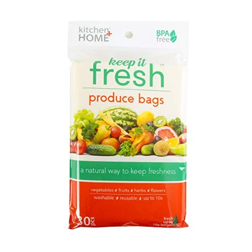 P It Fresh BPA Free Re-Usable Freshness Produce Bags - Set Of 90 Gallon Size Bags (90) 1 P It Fresh BPA Free Re-Usable Freshness Produce Bags - Set Of 90 Gallon Size Bags (90)