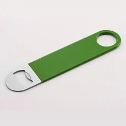 3 Pack 7" Speed Openers, Heavy Duty Stainless Steel Flat Beer Bottle Opener, Black Rubber Coated Bottle Opener Bartender -Peugeot Shop 41ZeX2ZmqgL