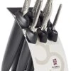 Global 35th Anniversary Special Edition 7-Piece Knife Set Containing 6 Knives & 1 Knife Block – Cromova 18 High Carbon Stainless Steel