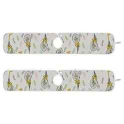 Kcldeci 2 Pack Faucet Mat Splash Guard For Kitchen Sink,Cute Giraffe With Bicycle 14x5 Inch Faucet Handle Drip Catcher Tray Absorbent Mat Fast Dry Mat For Kitchen, Bathroom -Peugeot Shop 41Zq0941FJL