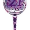 Enesco 21st Birthday Wine Glass, 1 Count (Pack Of 1), Multicolor