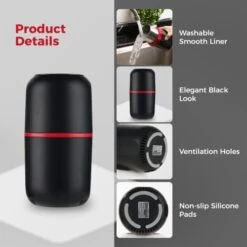 Electric Pill Crusher Grinder, Powerful Motor Pill Cutters With Stainless Steel Blades, Coffee Bean Grinder For Fine Powder, Multifunctional Electric Grinder For Grains, Medicinal Herbs, Spices -Peugeot Shop 41ZsQXtgnqL