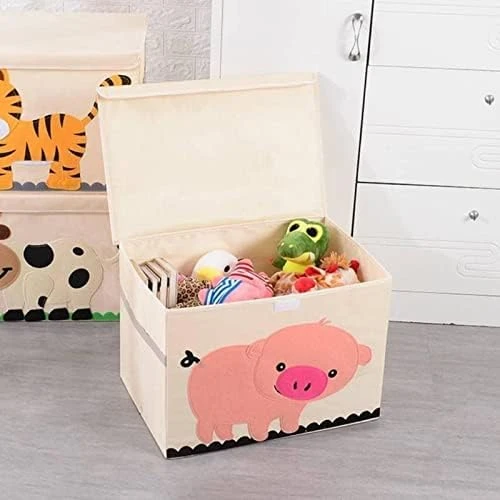 Foldable Storage Box Large Cartoon Oxford Cloth With Lid Foldable Storage Box Container Basket Cube Suitable For Home Bedroom Closet Office Nursery 13 Foldable Storage Box Large Cartoon Oxford Cloth With Lid Foldable Storage Box Container Basket Cube Suitable For Home Bedroom Closet Office Nursery - Image 13