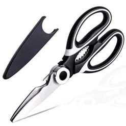Kitchen Scissors Heavy Duty , Stainless Steel Kitchen Shears, Sharp Premium Cooking Scissors For Chicken Meat Fish Poultry Vegetables BBQ Herbs Nuts Flowers Household, Poultry Shear - Dishwasher Safe