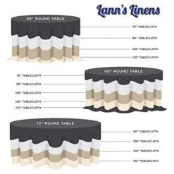 - 10 Premium 108" Round Tablecloths For Wedding/Banquet/Restaurant - Polyester Fabric Table Cloths - White 18 - 10 Premium 108" Round Tablecloths For Wedding/Banquet/Restaurant - Polyester Fabric Table Cloths - White -Peugeot Shop 41aDekVjX8L