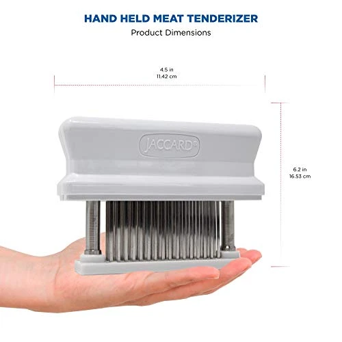 48-Blade Meat Tenderizer, Original Super 3 Meat Tenderizer, 1.50 X 4.00 X 5.75 Inches, White 1 48-Blade Meat Tenderizer, Original Super 3 Meat Tenderizer, 1.50 X 4.00 X 5.75 Inches, White