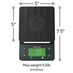 Scale – Digital, Multifunctional, Weighing Kitchen Scale W/Timer & ﻿Large LCD For Food, Espresso And Drink -Peugeot Shop 41aLBhqLCkL