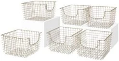 Oop Wire Basket (Industrial Gray) - Storage Bin & Décor For Bathroom, Closet, Pantry, Under Sink, Toy, Shelf, Kitchen, & Nursery Organization 15 Oop Wire Basket (Industrial Gray) - Storage Bin & Décor For Bathroom, Closet, Pantry, Under Sink, Toy, Shelf, Kitchen, & Nursery Organization -Peugeot Shop 41aMCjfKQfL. AC