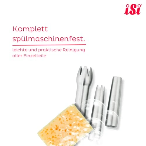 Heavy Duty Presentation Decorator Tips For ISi Gourmet Whippers, Set Of 3, Stainless Steel 4 Heavy Duty Presentation Decorator Tips For ISi Gourmet Whippers, Set Of 3, Stainless Steel - Image 4