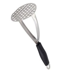 Heavy Duty Stainless Steel Potato Masher, Professional Integrated Masher Kitchen Tool & Food Masher/ Potato Smasher With Silicone Handle, Perfect For Bean, Vegetable, Fruits, Avocado, Meat