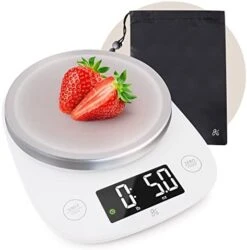 Food Weight Scale With Bowl - Super Accurate, Single Sensor, Digital Kitchen Scale | Master Food Prep With A Custom-Built Bowl That Fits On Top | A Greater Goods Product Designed In St. Louis -Peugeot Shop 41aqBlNOzYL. AC