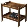Functional Trolley Shopping Cart With Storage Box Outdoor Drinks Tea Trolley Catering Mini Bar Bar Table Side Table Utility Cart Easy To Put For Home, Kitchen,Office