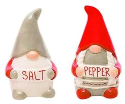 Nordic Holiday Gnomes Salt & Pepper Shakers