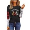 Crewneck Sweatshirts For Women Cute Fashion Christmas Print Long Sleeve Sweatshirts Loose Tops Pullover Top Streetwear