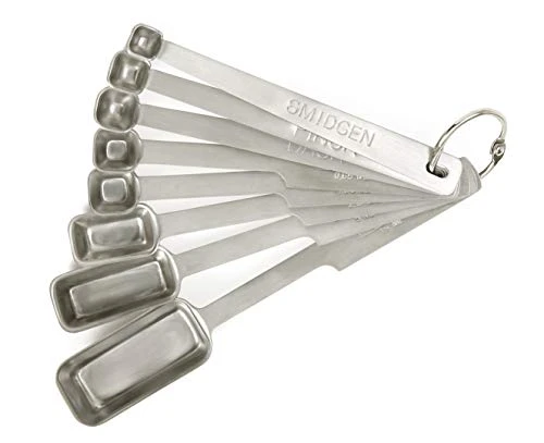 8-Piece Stainless Steel Measuring Spoon Set, One Size, Metallic 2 8-Piece Stainless Steel Measuring Spoon Set, One Size, Metallic - Image 2