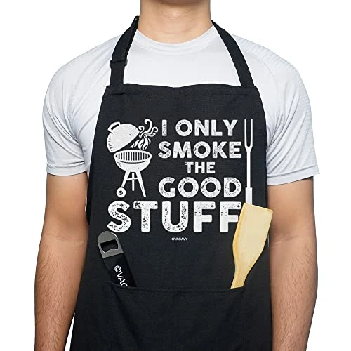 100% Cotton, Black Funny Aprons For Men, Dad, Husband - Birthday, Father’s Day Grilling Gifts For Papa, Husband. 1 100% Cotton, Black Funny Aprons For Men, Dad, Husband - Birthday, Father’s Day Grilling Gifts For Papa, Husband.