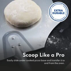 50196 Aluminum Pizza Peel, Wooden Handle, 16 X 18 Inch Blade, 36 Inch Overall -Peugeot Shop 41bROuwP3YL